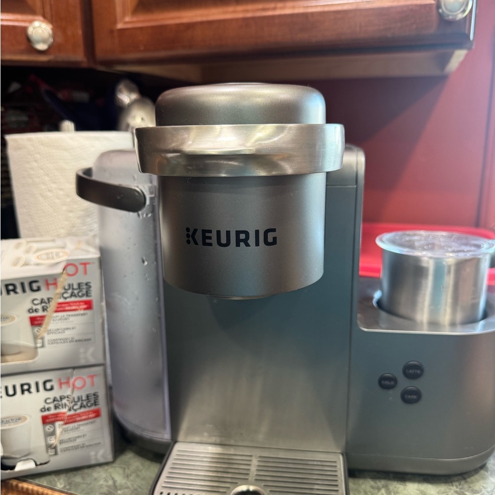 Keurig Silver Coffee Brewer with Black Accents